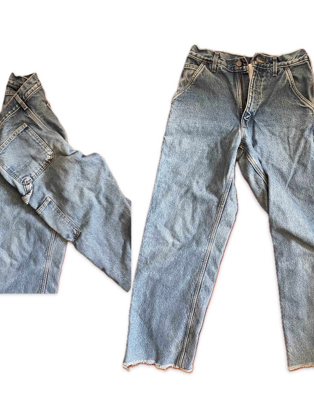 Carhartt High-Rise Light Blue Denim Jeans
